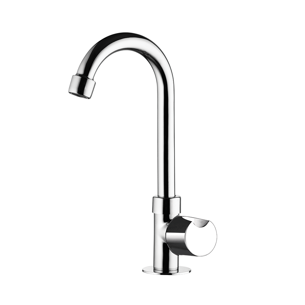 Deck mount Lavatory Faucet - High Spout