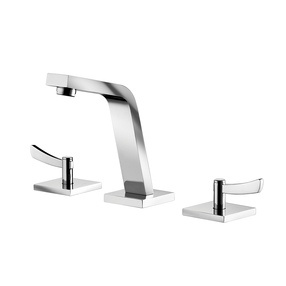 Deck mount Lavatory Mixer - High Spout